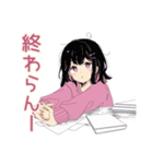 ふんわり女子中学生の勉強あるある（個別スタンプ：36）