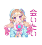パステル女子の推し活デコうちわ（個別スタンプ：29）
