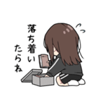 黒パーカーちゃん(イメチェンver.)⑳（個別スタンプ：36）