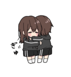 黒パーカーちゃん(イメチェンver.)⑳（個別スタンプ：38）