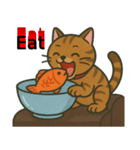 デブ茶トラ猫〜妃シリーズスタンプ第3弾（個別スタンプ：1）