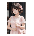 気質のある女の子の写真（個別スタンプ：2）