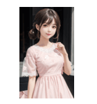 気質のある女の子の写真（個別スタンプ：6）