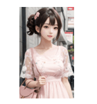 気質のある女の子の写真（個別スタンプ：7）