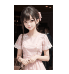 気質のある女の子の写真（個別スタンプ：8）