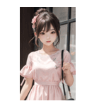 気質のある女の子の写真（個別スタンプ：9）