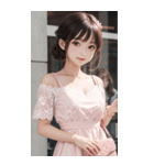 気質のある女の子の写真（個別スタンプ：13）