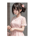 気質のある女の子の写真（個別スタンプ：20）