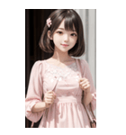 気質のある女の子の写真（個別スタンプ：22）