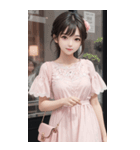 気質のある女の子の写真（個別スタンプ：23）