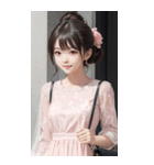 気質のある女の子の写真（個別スタンプ：24）