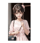 気質のある女の子の写真（個別スタンプ：25）