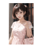 気質のある女の子の写真（個別スタンプ：28）