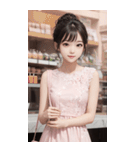 気質のある女の子の写真（個別スタンプ：31）