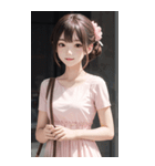 気質のある女の子の写真（個別スタンプ：33）