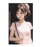 気質のある女の子の写真（個別スタンプ：35）