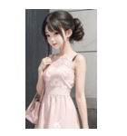 気質のある女の子の写真（個別スタンプ：40）