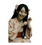 怪談女鬼3-写真（改版編）（個別スタンプ：14）