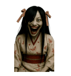 怪談女鬼3-写真（改版編）（個別スタンプ：16）