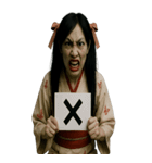 怪談女鬼3-写真（改版編）（個別スタンプ：19）