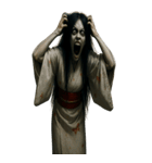 怪談女鬼3-写真（改版編）（個別スタンプ：24）