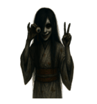 怪談女鬼3-写真（改版編）（個別スタンプ：28）