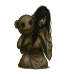 怪談女鬼3-写真（改版編）（個別スタンプ：30）