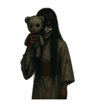 怪談女鬼3-写真（改版編）（個別スタンプ：33）