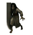 怪談女鬼3-写真（改版編）（個別スタンプ：38）