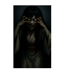 怪談女鬼3-写真（改版編）（個別スタンプ：40）
