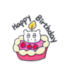 ベベニャンの誕生日パーティー(英語)（個別スタンプ：2）