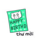 ベベニャンの誕生日パーティー(ベトナム語)（個別スタンプ：3）