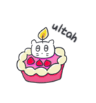ベベニャンの誕生日パーティー(Indonesian)（個別スタンプ：2）