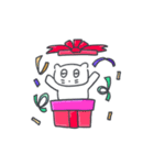 ベベニャンの誕生日パーティー(中国語)（個別スタンプ：16）