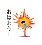 子ども（男の子）の秋★家族（個別スタンプ：2）