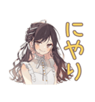 ゆるふわガーリーな女の子★グルチャ挨拶（個別スタンプ：33）