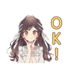 ゆるふわガーリーな女の子★グルチャ挨拶（個別スタンプ：37）