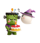 今宵はハロウィン【ぷっくり3D】（個別スタンプ：5）