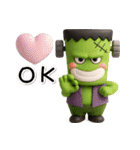 今宵はハロウィン【ぷっくり3D】（個別スタンプ：12）