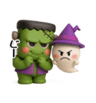 今宵はハロウィン【ぷっくり3D】（個別スタンプ：21）