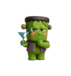 今宵はハロウィン【ぷっくり3D】（個別スタンプ：30）