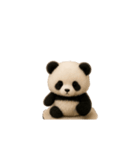 パンダが動きます（個別スタンプ：7）