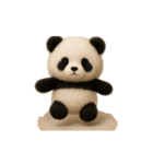 パンダが動きます（個別スタンプ：10）
