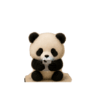 パンダが動きます（個別スタンプ：12）