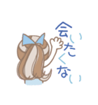 ポニーテールの★怒れるお姉さん（個別スタンプ：37）