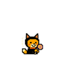 秋だね～！ドット絵柴犬ほっこりハロウィン（個別スタンプ：39）