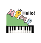 キーボードの楽しいスタンプ（個別スタンプ：20）