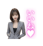 スーツ美女【辛辣と大人の誘惑】（個別スタンプ：23）