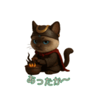 とむむ ゆる侍ねこの日常（個別スタンプ：1）