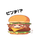 バーガーちゃんの日常（個別スタンプ：13）
